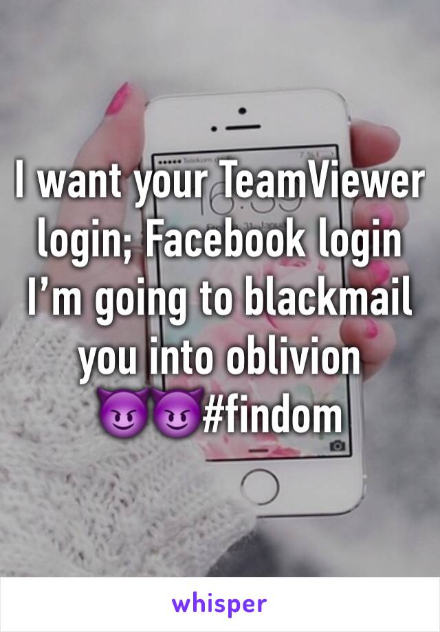 Teamviewer Blackmail