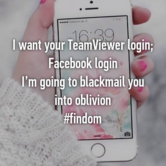 Teamviewer Blackmail