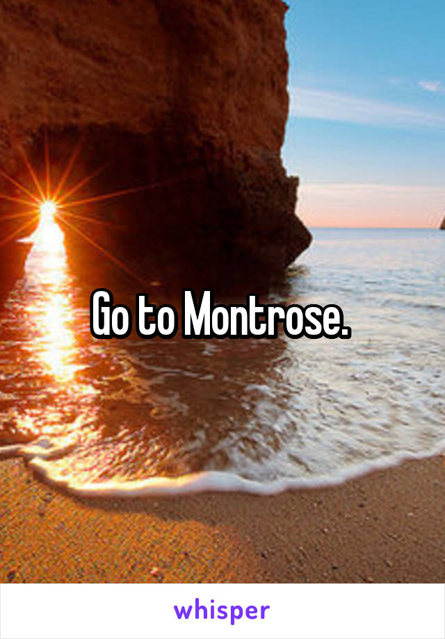 Go to Montrose. 