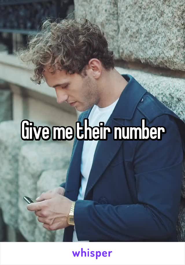 Give me their number