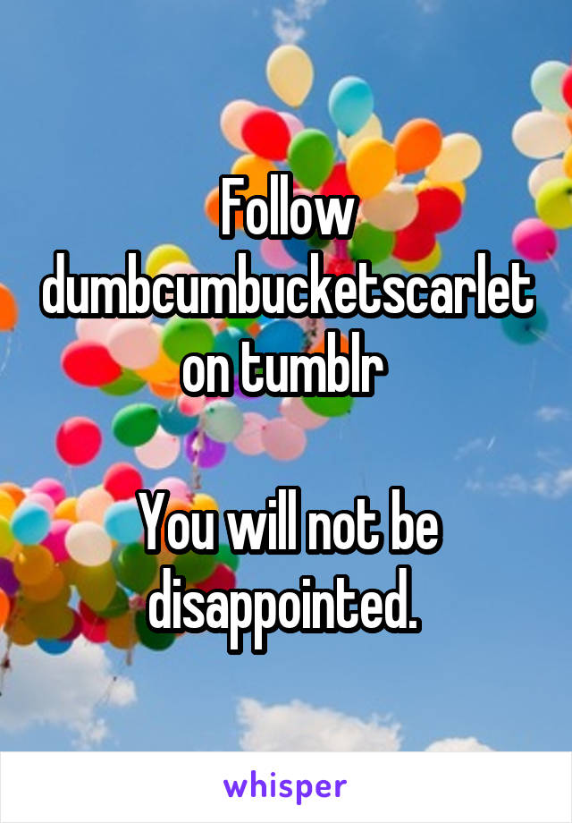 Follow dumbcumbucketscarlet on tumblr 

You will not be disappointed. 