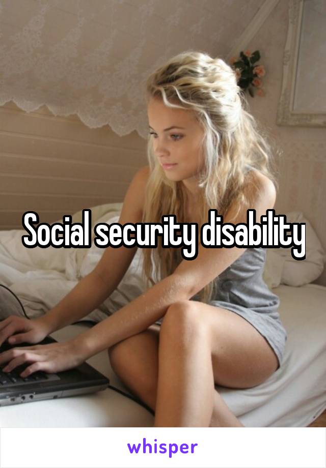 Social security disability