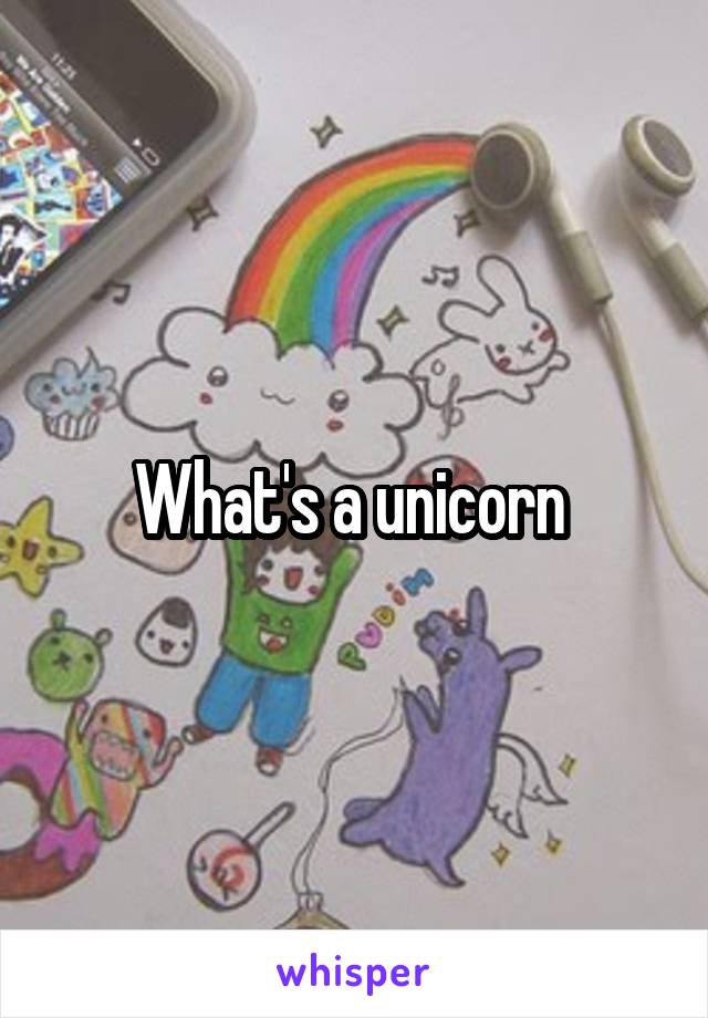What's a unicorn 