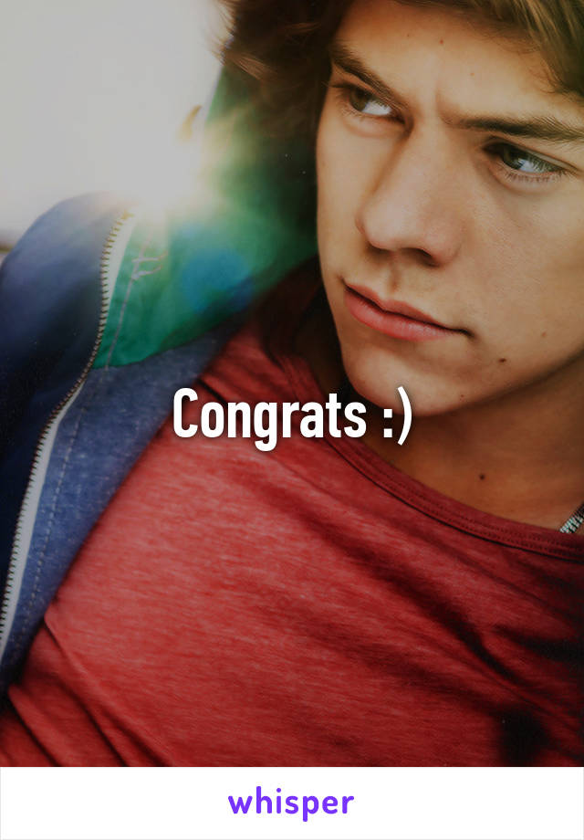 Congrats :)