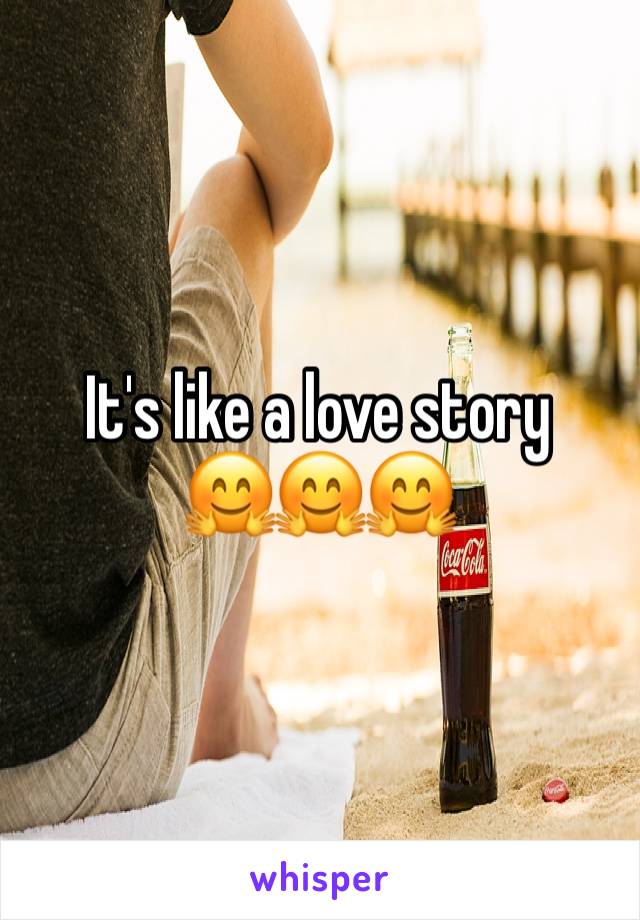 It's like a love story
🤗🤗🤗