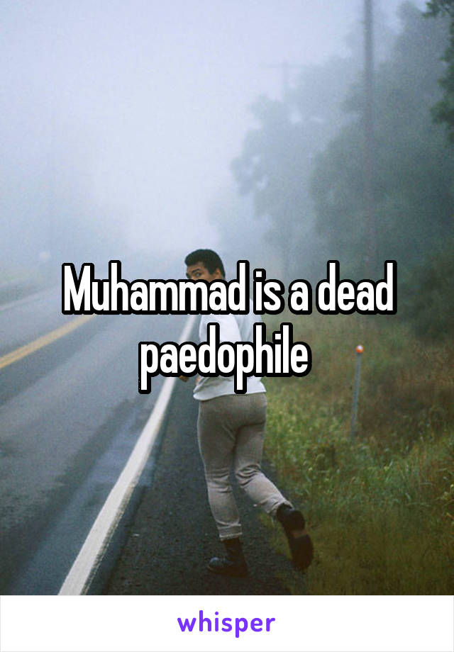 Muhammad is a dead paedophile 
