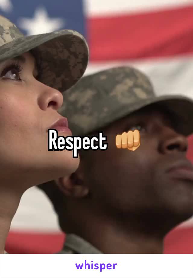 Respect 👊
