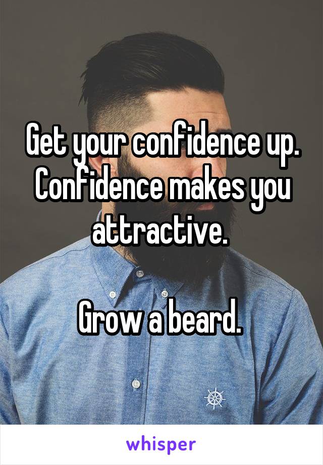 Get your confidence up. Confidence makes you attractive. 

Grow a beard. 