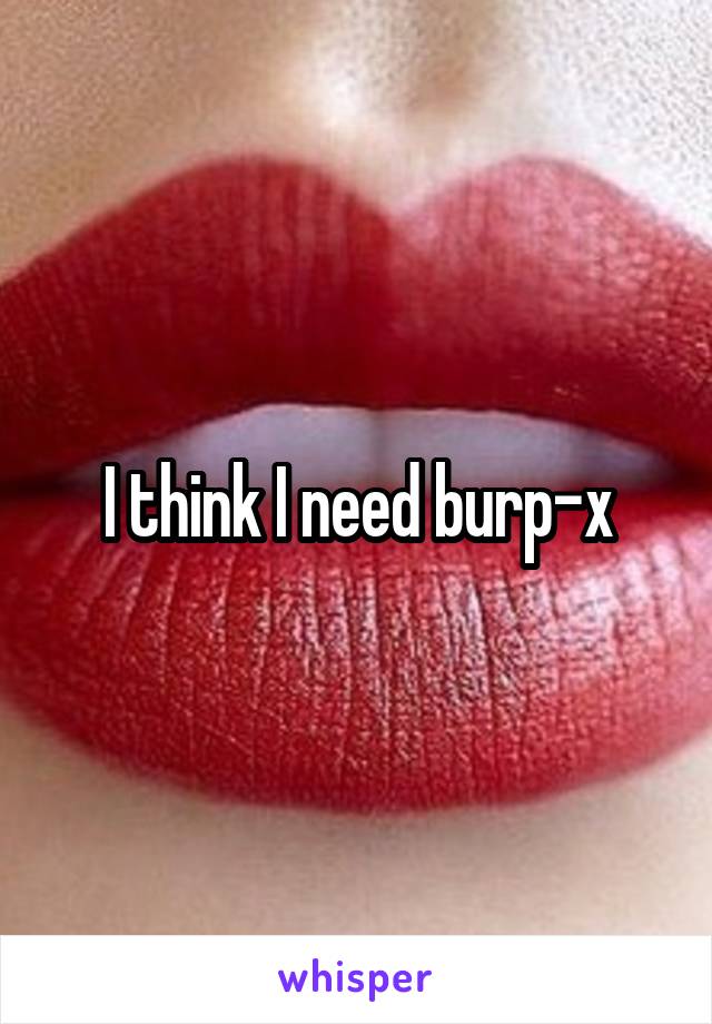 I think I need burp-x