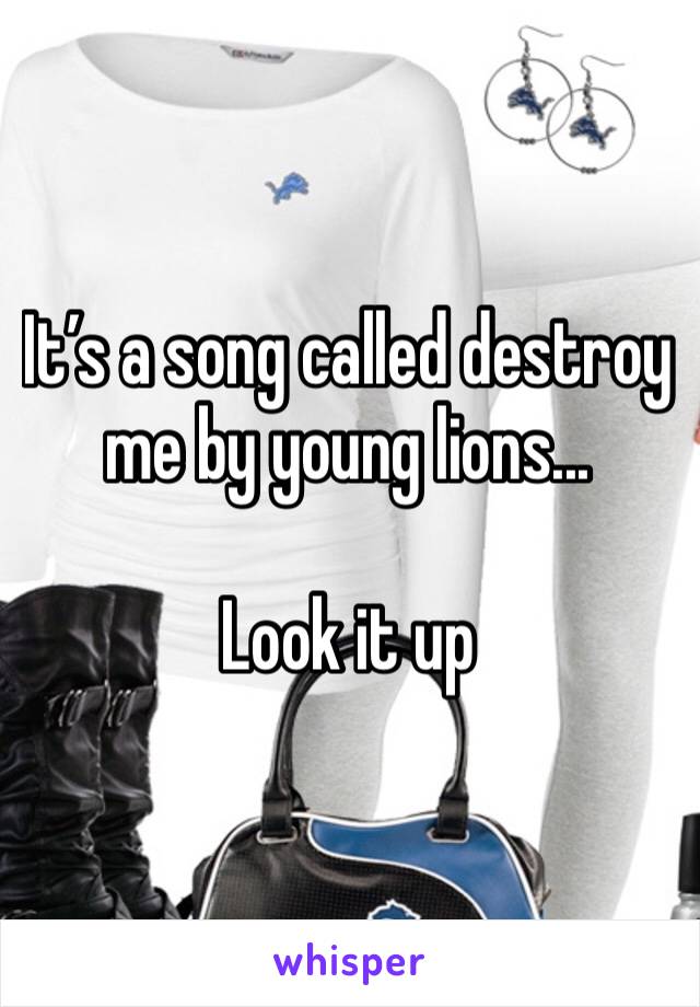 It’s a song called destroy me by young lions... 

Look it up