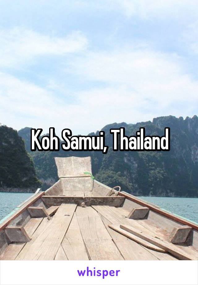 Koh Samui, Thailand