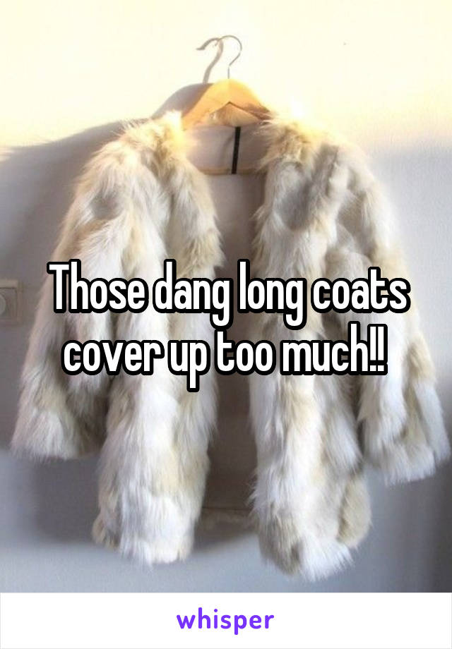 Those dang long coats cover up too much!! 