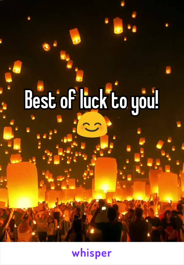 Best of luck to you! 😊