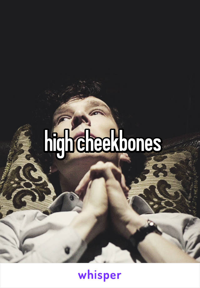  high cheekbones