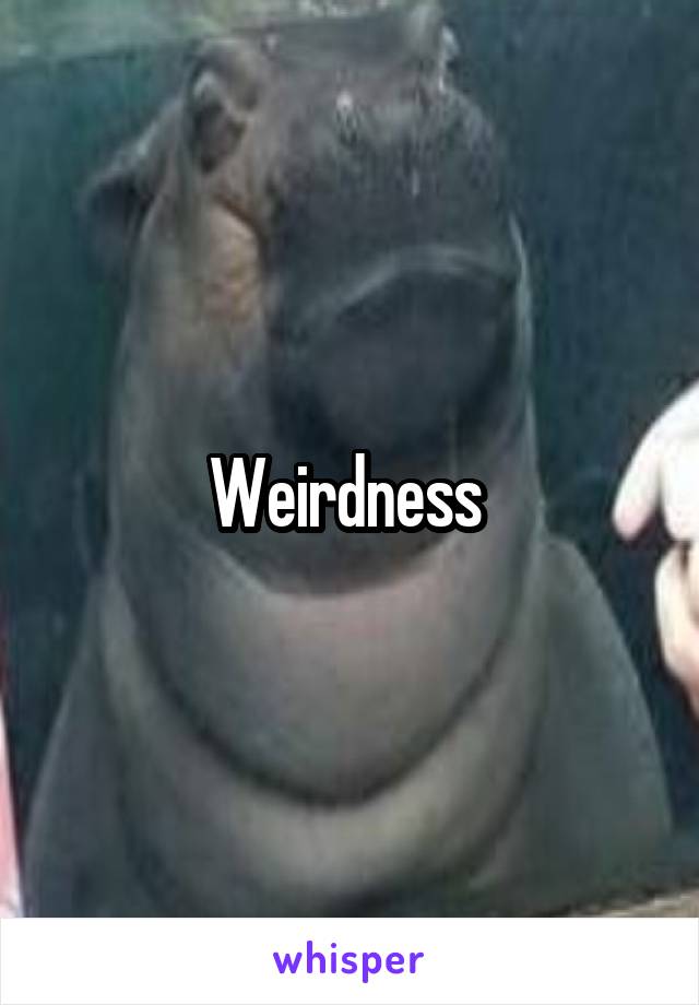 Weirdness 