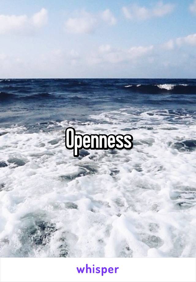 Openness