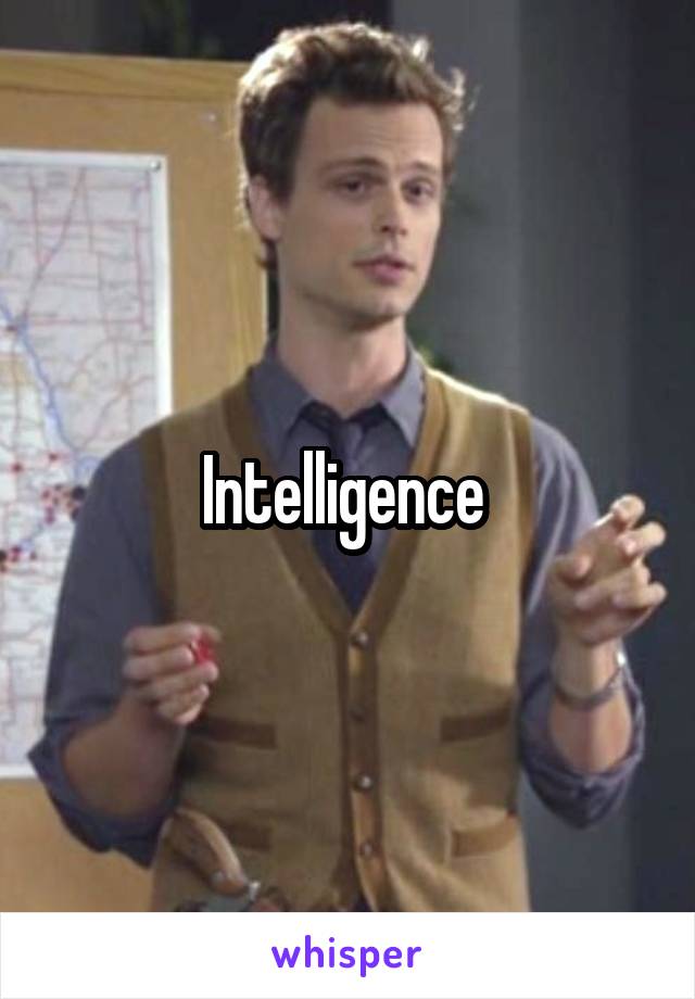 Intelligence 