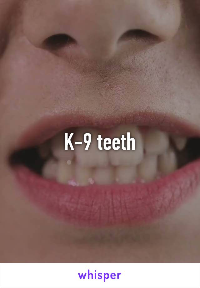 K-9 teeth