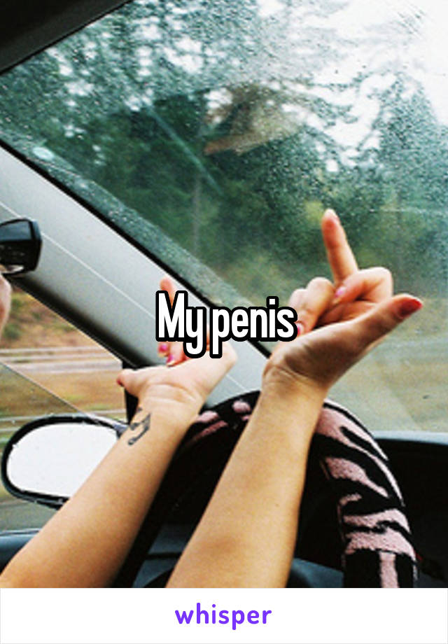 My penis