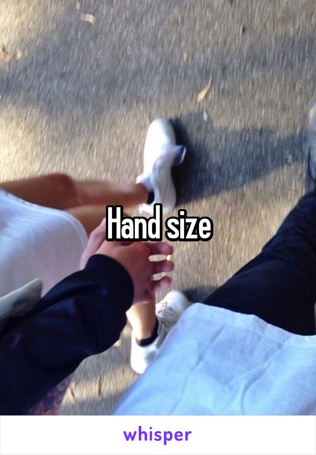 Hand size