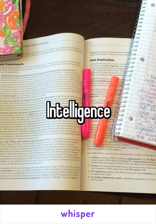 Intelligence