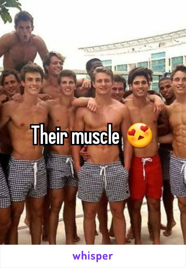 Their muscle 😍