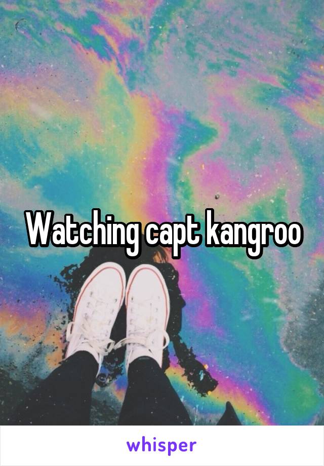 Watching capt kangroo