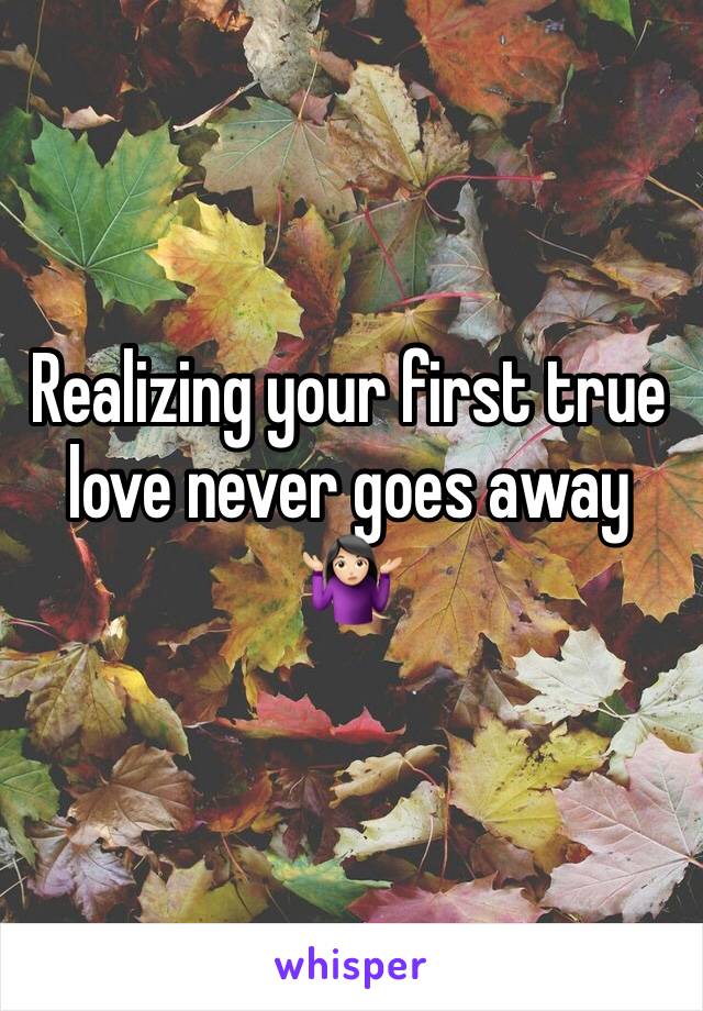 Realizing your first true love never goes away 🤷🏻‍♀️