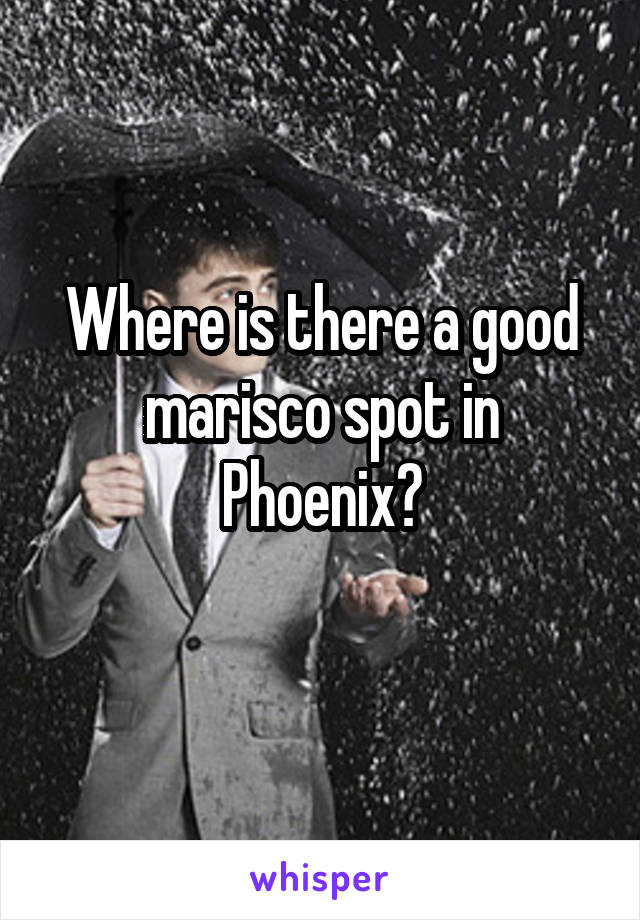 Where is there a good marisco spot in Phoenix?
