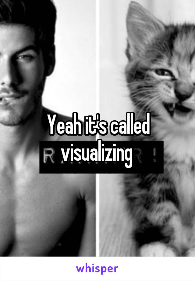 Yeah it's called visualizing 