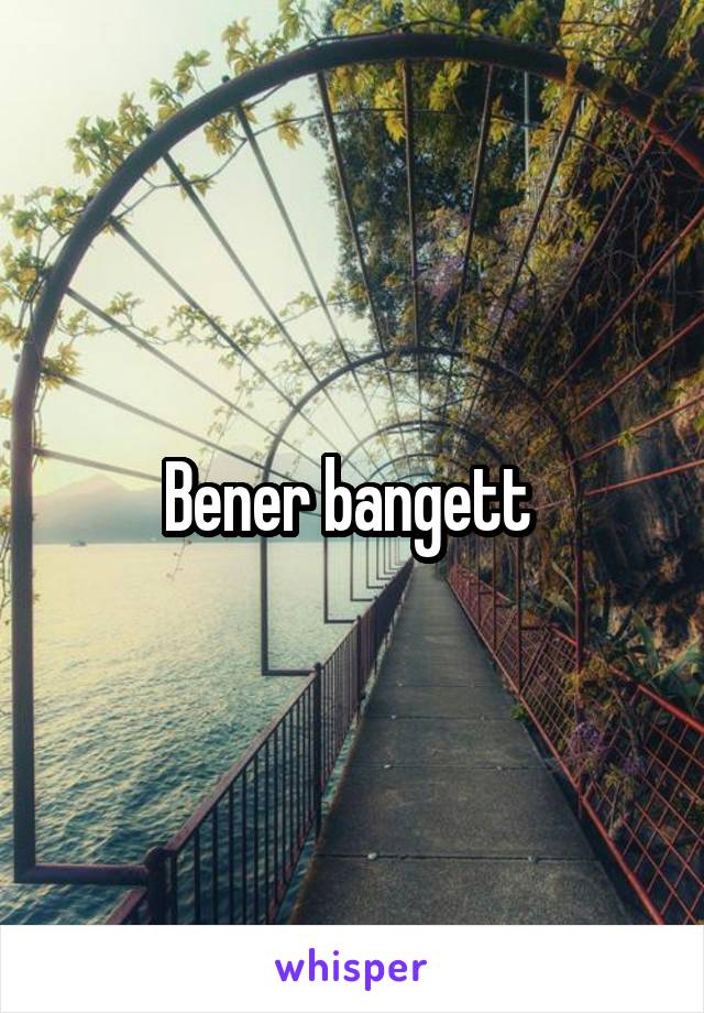 Bener bangett 