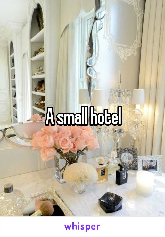 A small hotel