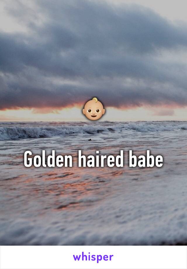 👶🏼

Golden haired babe