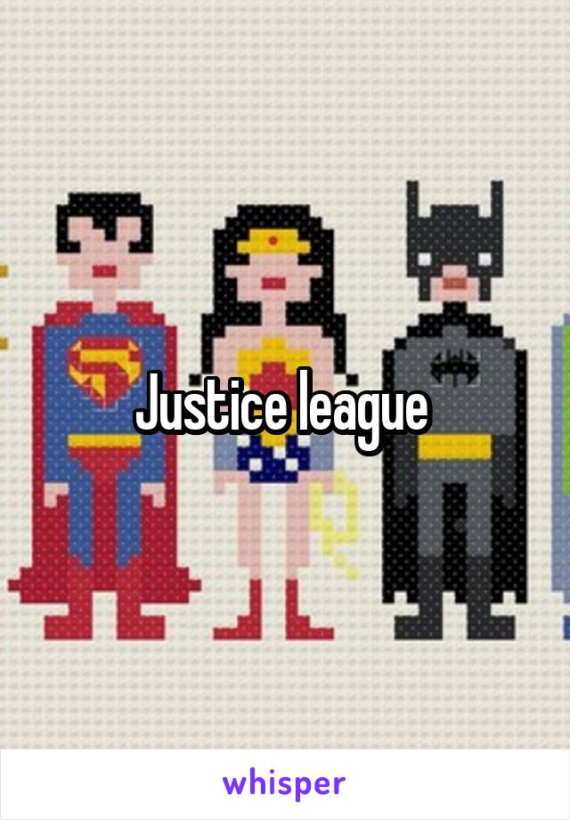 Justice league 