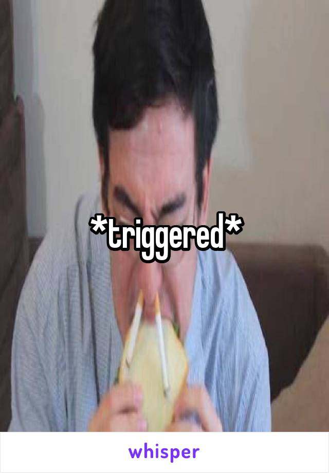 *triggered*