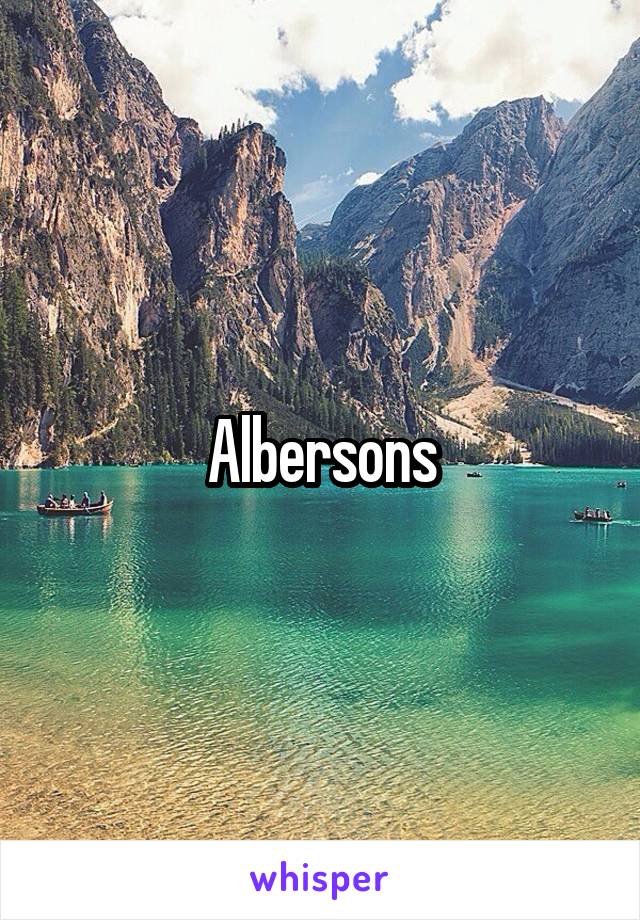 Albersons
