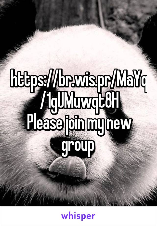 https://br.wis.pr/MaYq/1gUMuwqt8H
Please join my new group 