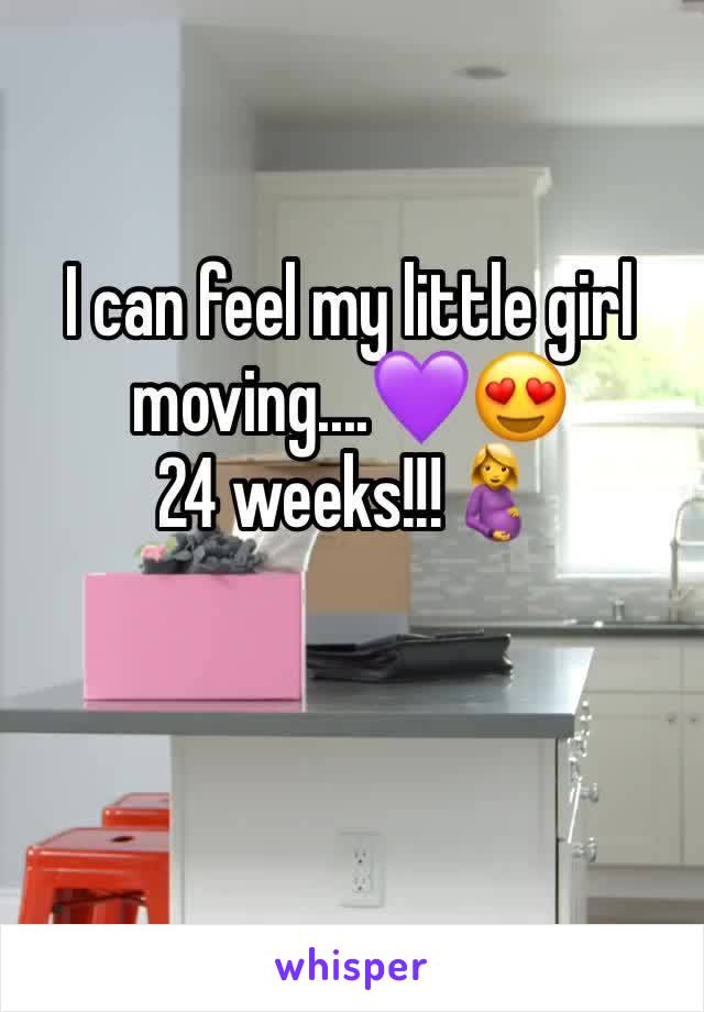 I can feel my little girl moving....💜😍
24 weeks!!!🤰