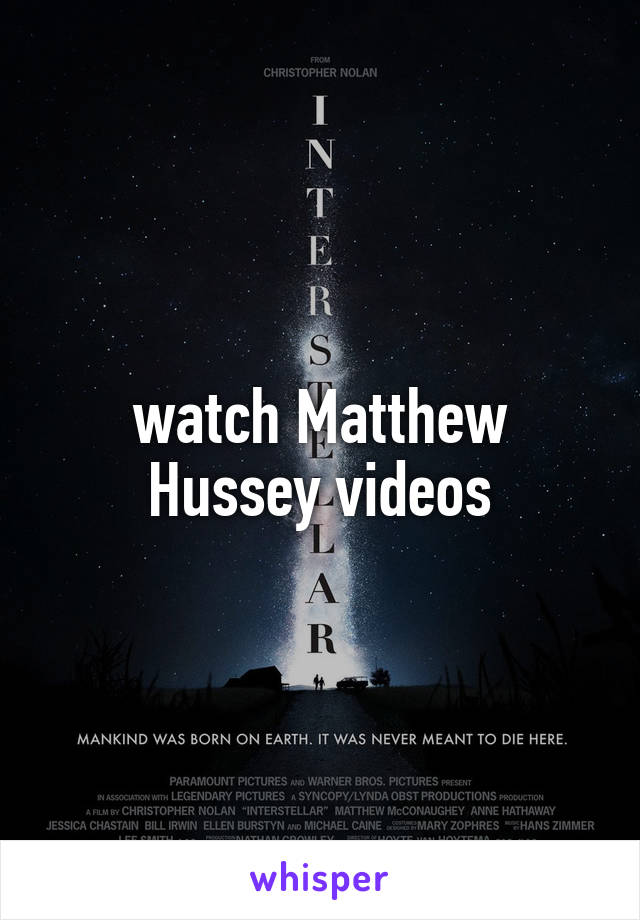 watch Matthew Hussey videos