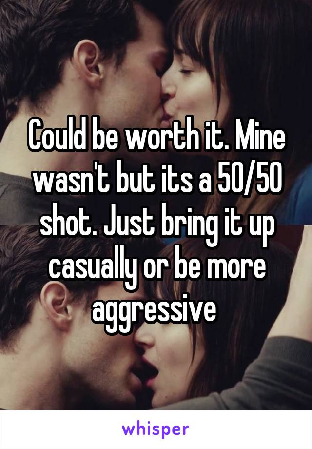 Could be worth it. Mine wasn't but its a 50/50 shot. Just bring it up casually or be more aggressive 