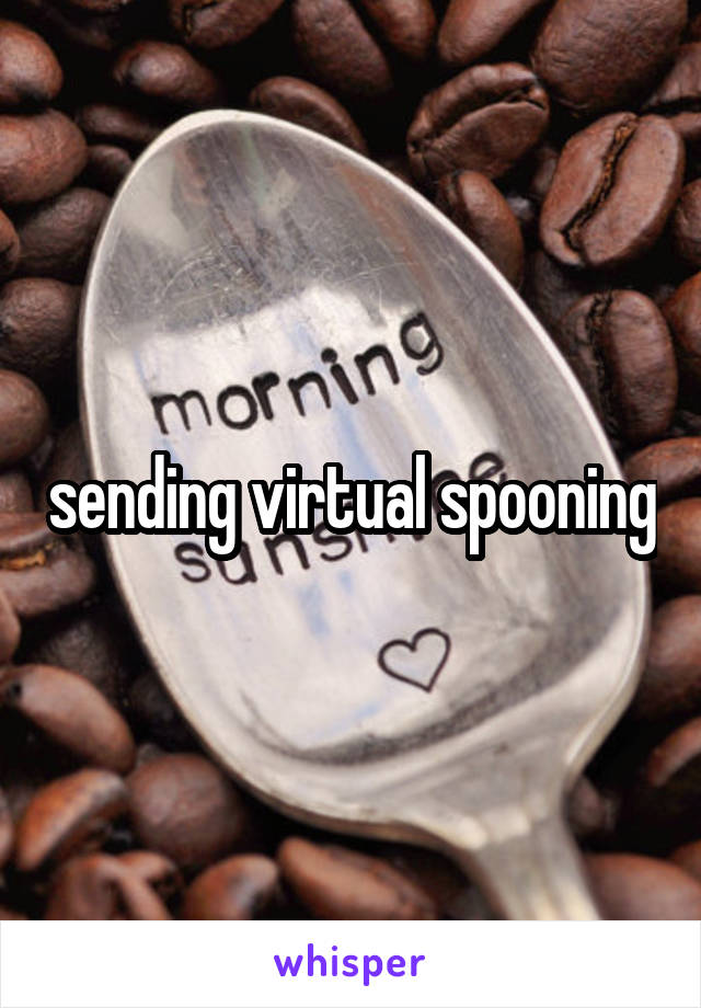 sending virtual spooning