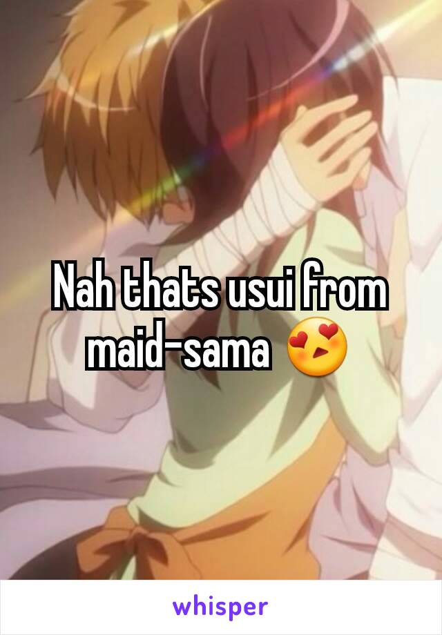 Nah thats usui from maid-sama 😍