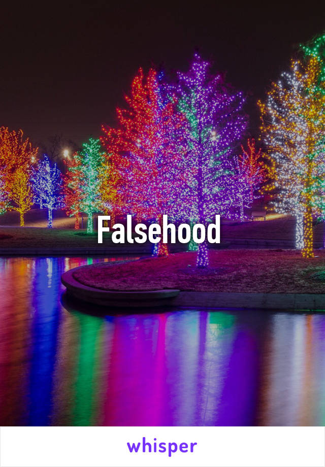 Falsehood 