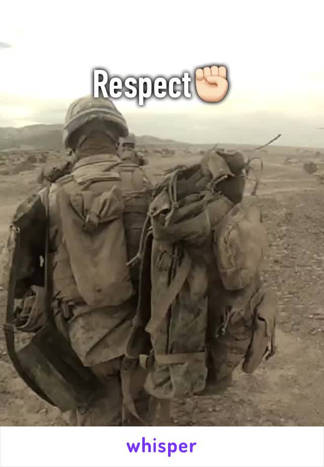 Respect✊🏻