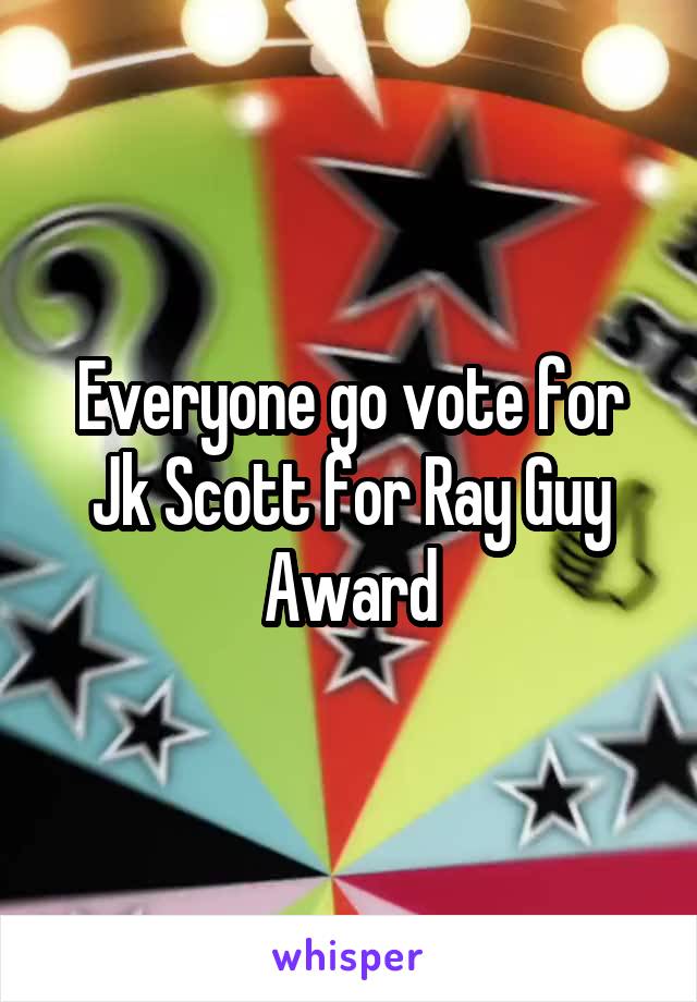 Everyone go vote for Jk Scott for Ray Guy Award