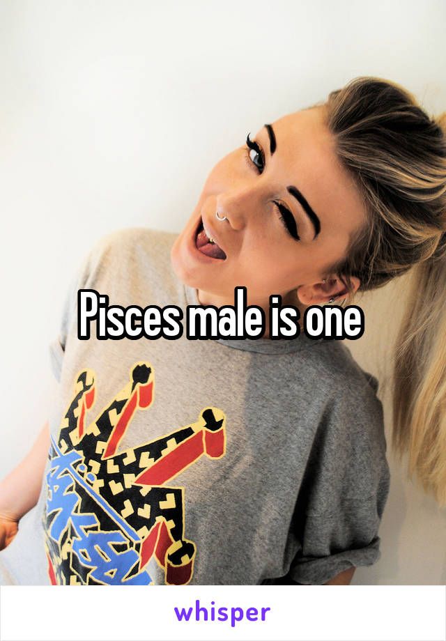Pisces male is one 