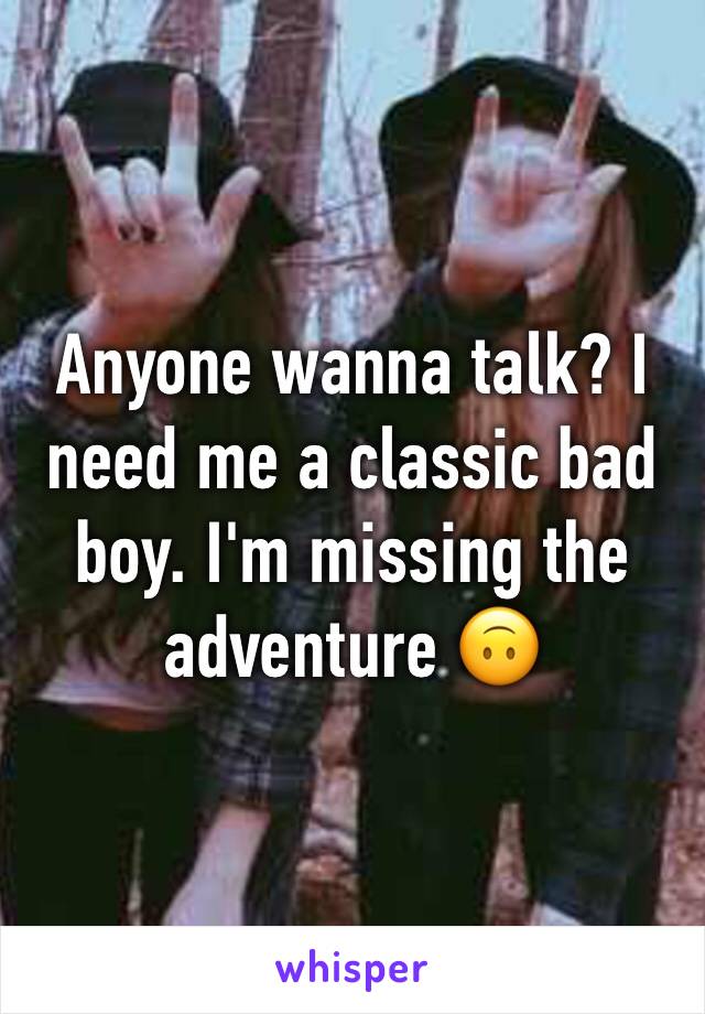 Anyone wanna talk? I need me a classic bad boy. I'm missing the adventure 🙃
