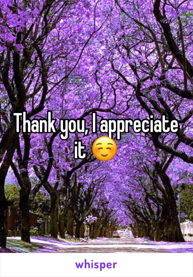 Thank you, I appreciate it ☺️