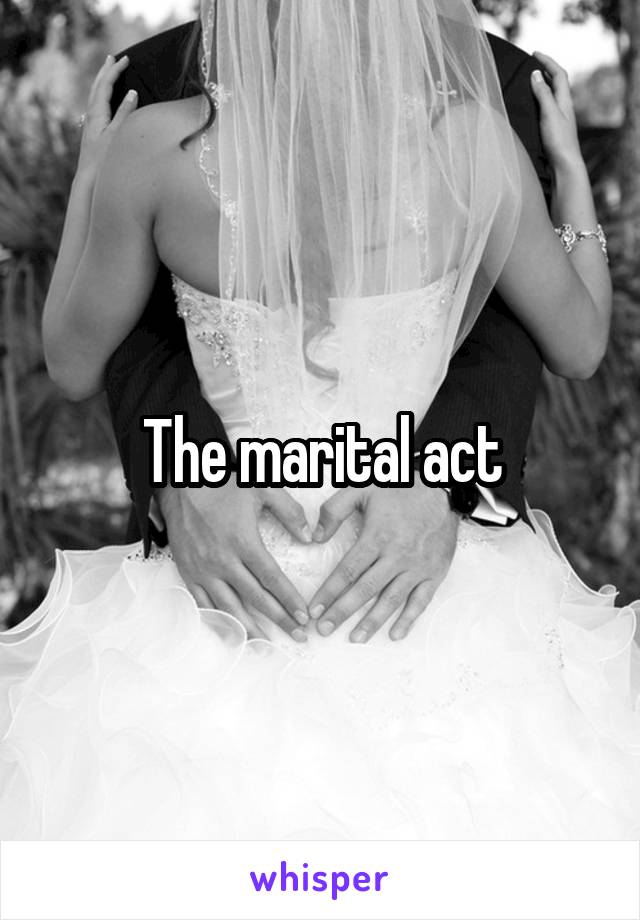 The marital act