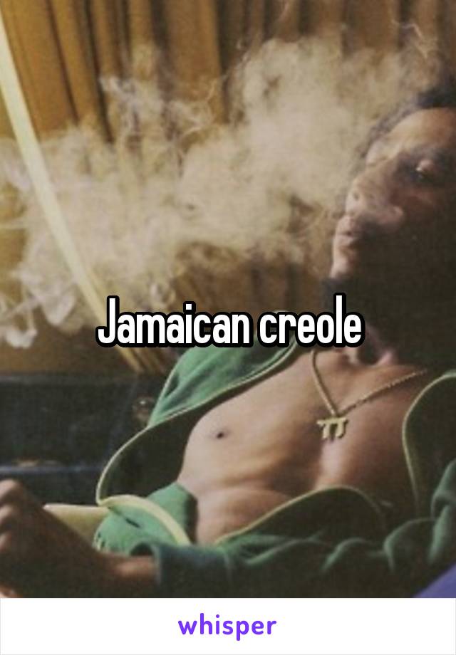 Jamaican creole